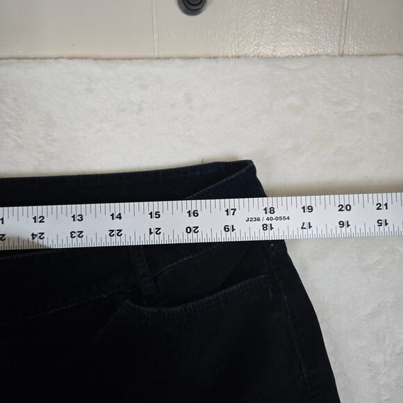 J. Jill Corduroy Pants Straight Leg Womens 14 Petite Black 0725 - Picture 5 of 10